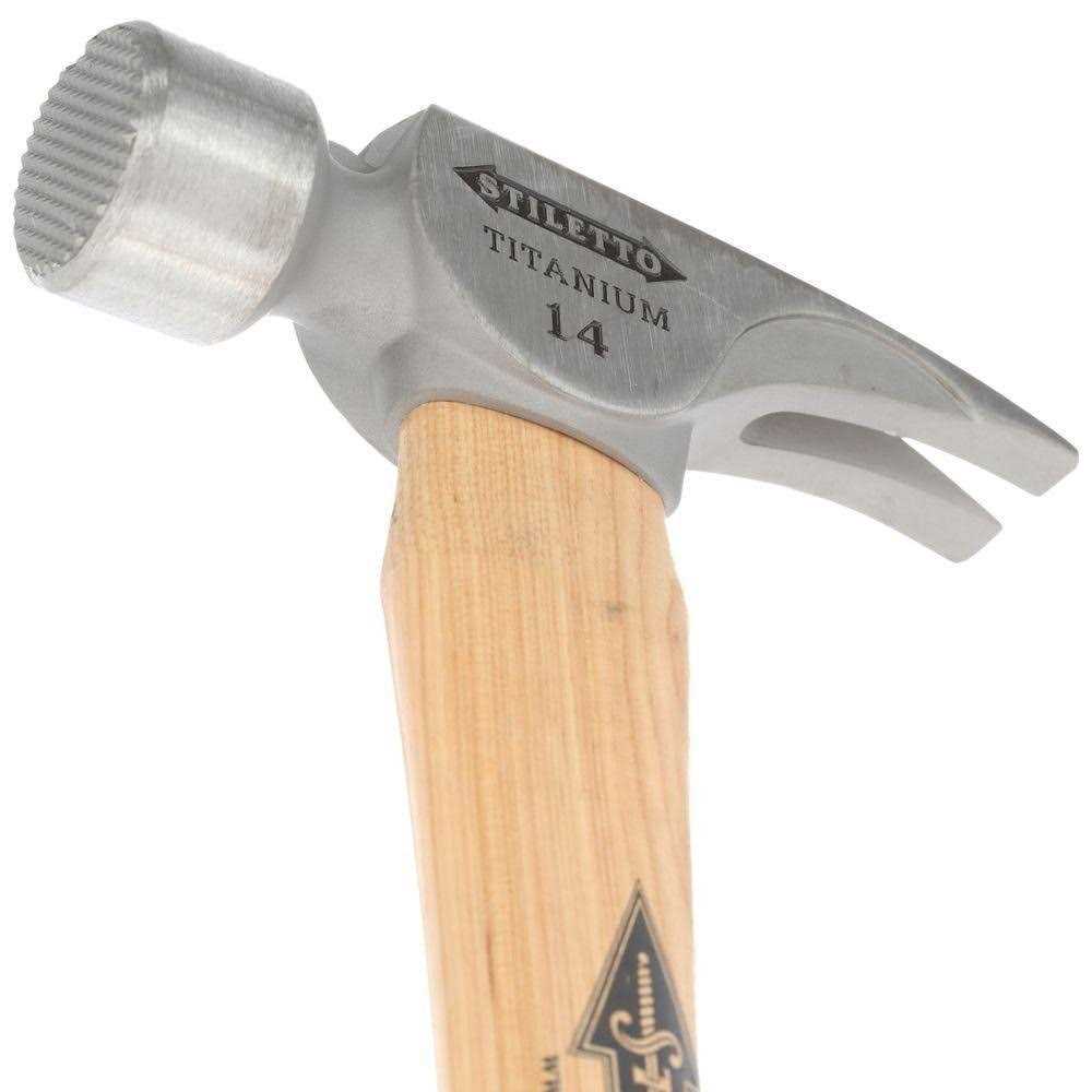 Stiletto TI14MC 14 oz Titanium Hickory Hammer - Cheap Fitting