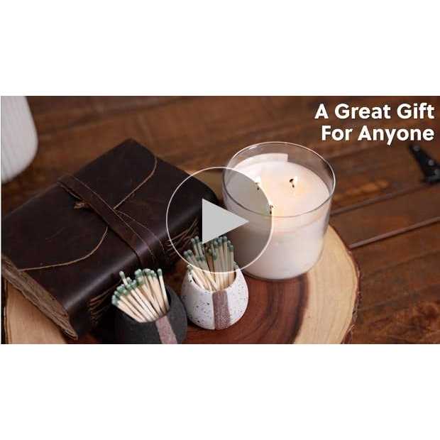 Amarcado Ceramic Match Holder with Striker for Cute and Fancy Matches Set of 2 - Cheap Fitting