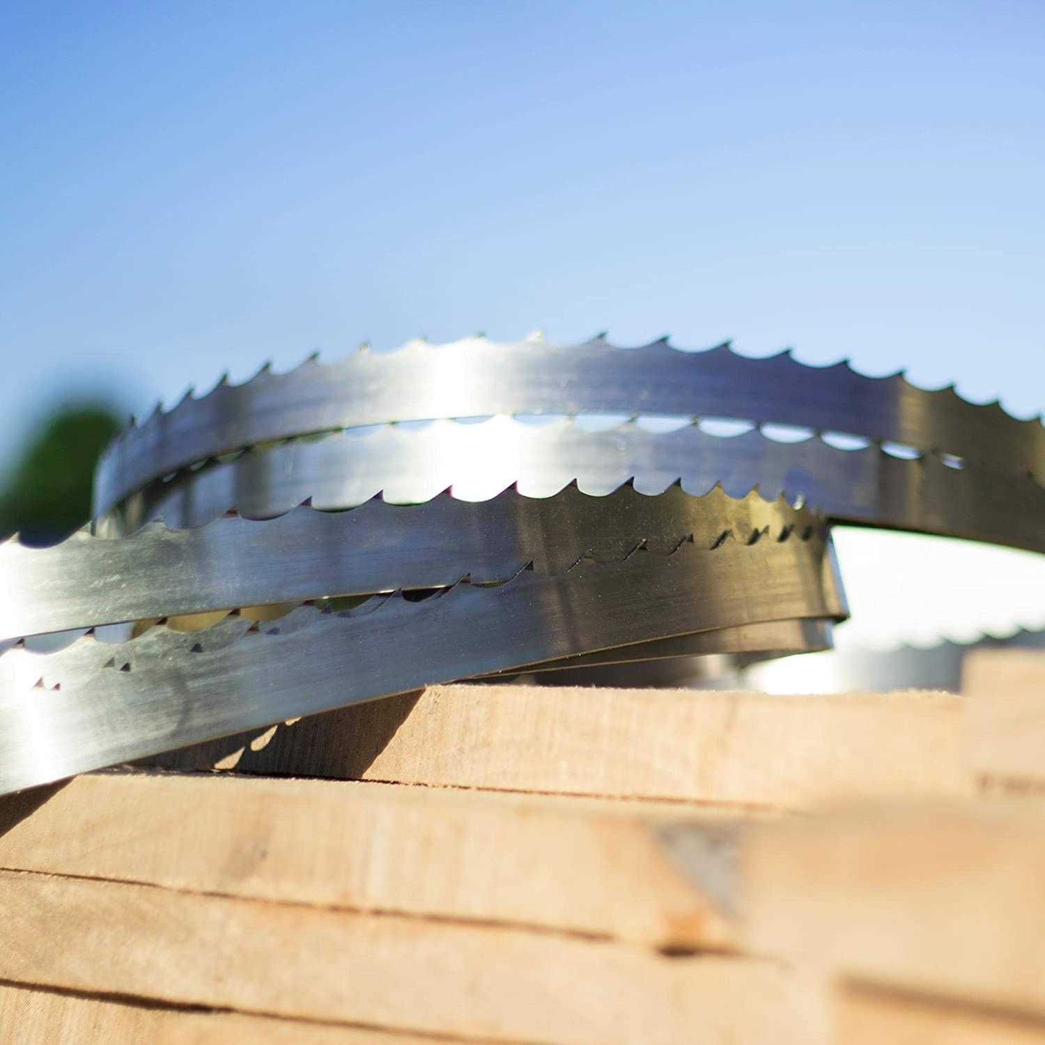 Wood-Mizer DoubleHard Sawmill Bandsaw Blades 10° All-Purpose Sawing - Cheap Fitting