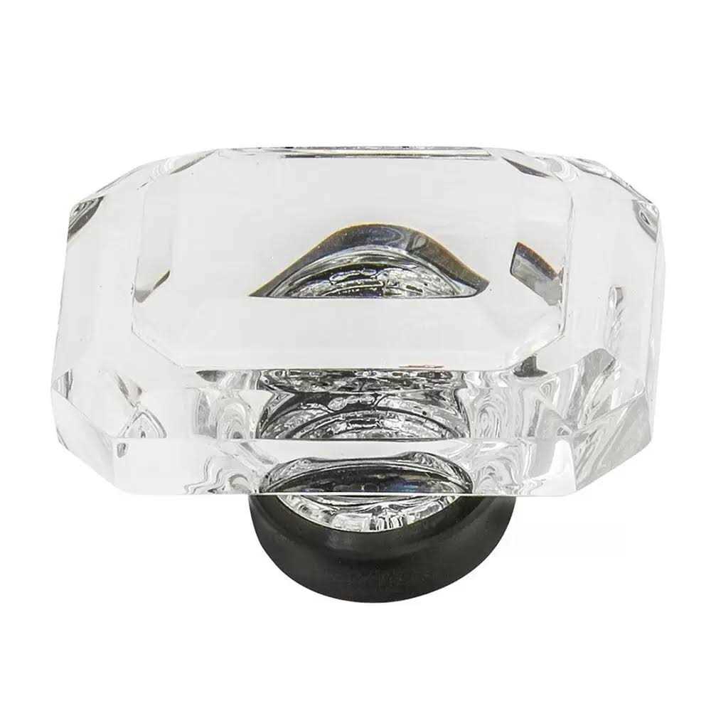Nostalgic Warehouse Baguette Cut Crystal 1 Cabinet Knob - Cheap Fitting