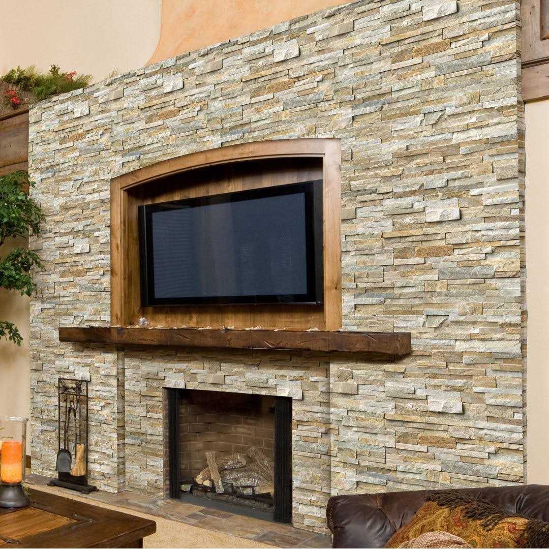 MS International RockMount Stacked Stone Panels 6 X 24 Golden Honey Tile & Stone - Cheap Fitting