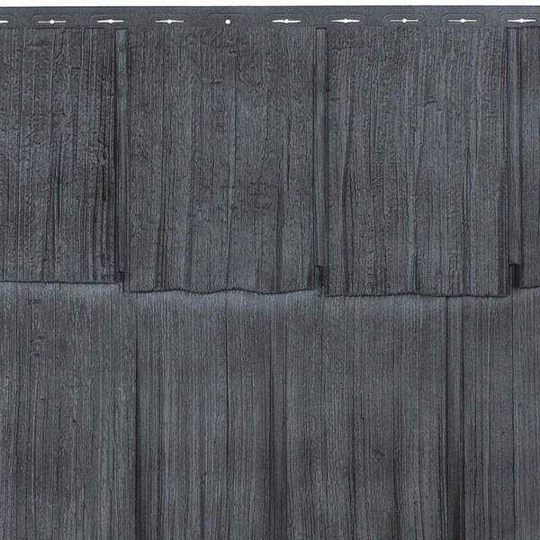 NovikShake 18.8 in. x 48.4 in. HS Hand Split Shake Polymer Siding - Cheap Fitting