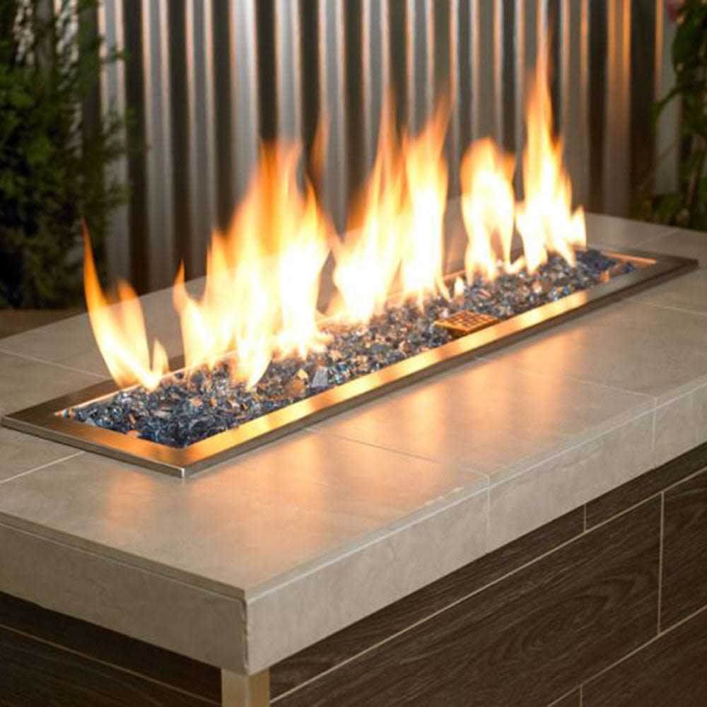 American Fireglass 1/2 inch Maui Breeze Reflective Fire Glass 10lbs - Cheap Fitting