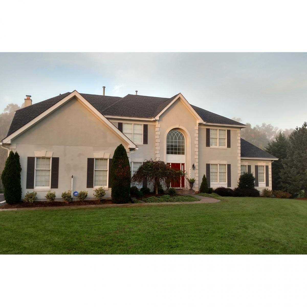 Builders Edge 12 in. x Louvered Vinyl Exterior Shutters Pair - Cheap Fitting