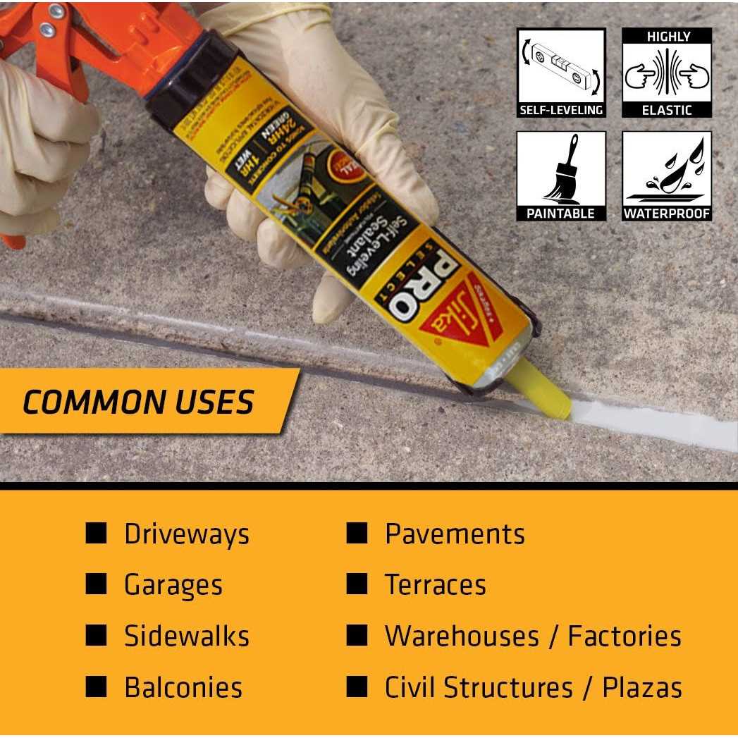 Sikaflex Gray Self-Leveling Sealant - Cheap Fitting