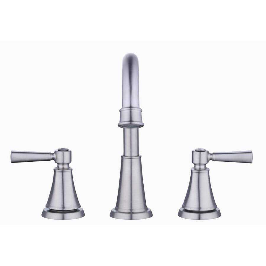 Glacier Bay Melina 8 in. Widespread Double Handle High-Arc Bathroom Faucet - Cheap Fitting