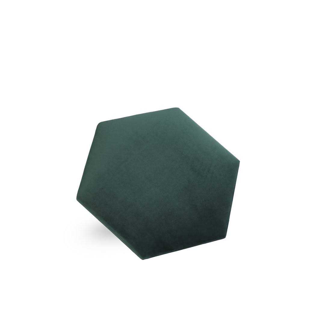 WALL!SUPPLY Luxury Velvet Textile Hexagon - Cheap Fitting