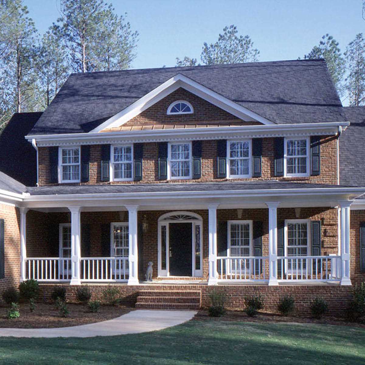 Raised Panel Vinyl Shutters - Cheap Fitting