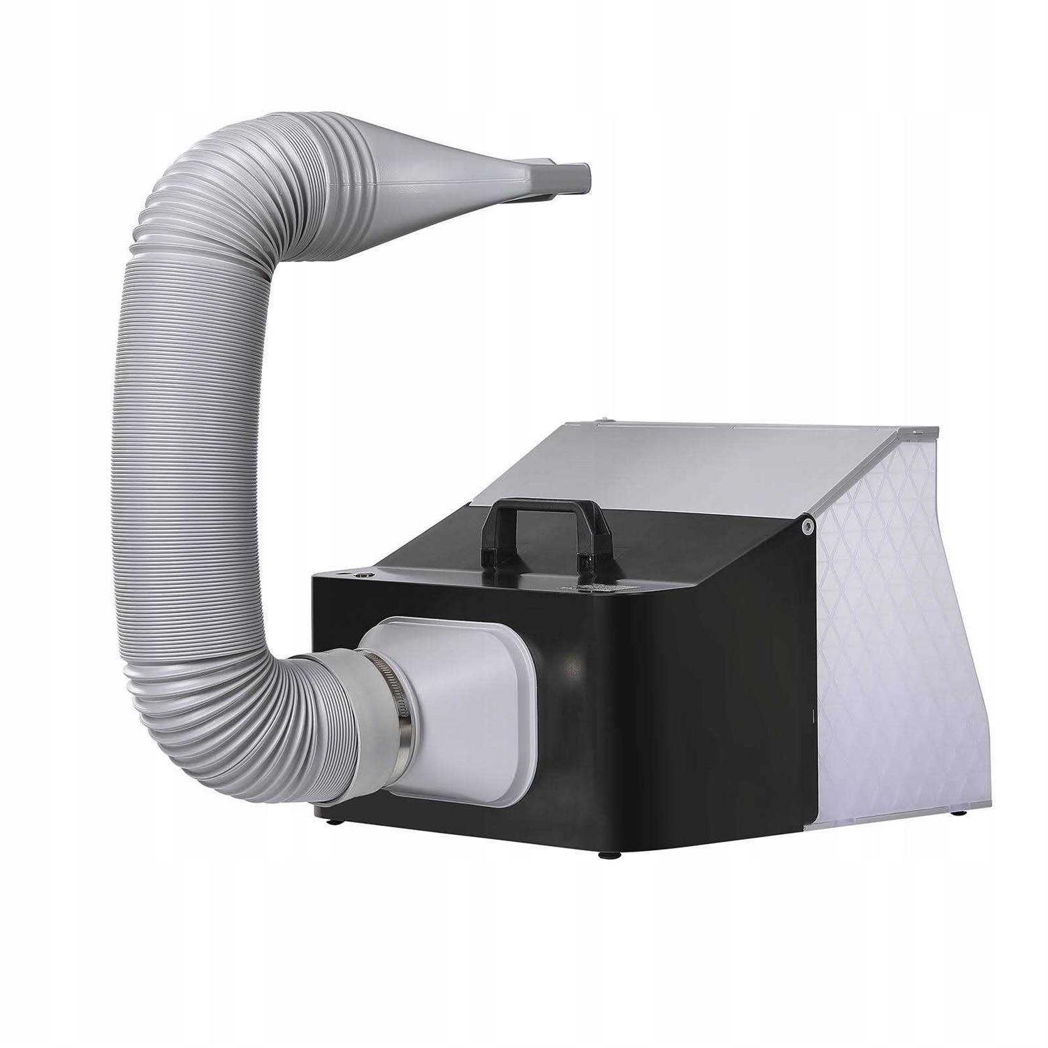 VEVOR Airbrush Spray Booth Portable Hobby Airbrush Paint Spray Booth Kit with 4 LED Light Powerful Dual Exhaust Fans Turntable and 6 ft Extension - Cheap Fitting