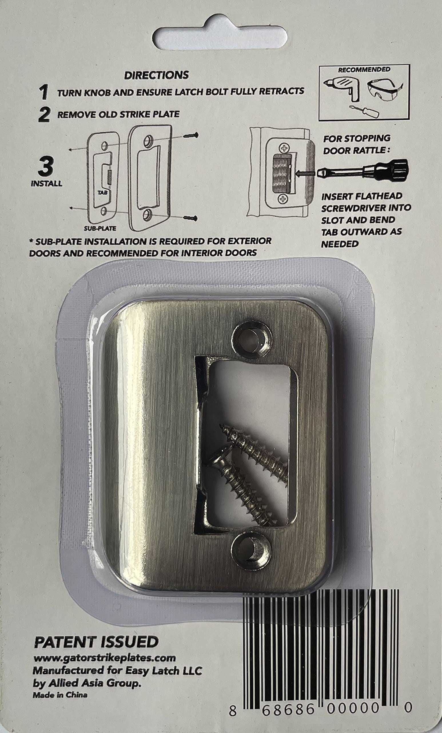 GATOR Strike Plates Gator Door Latch Restorer Strike Plate - Cheap Fitting