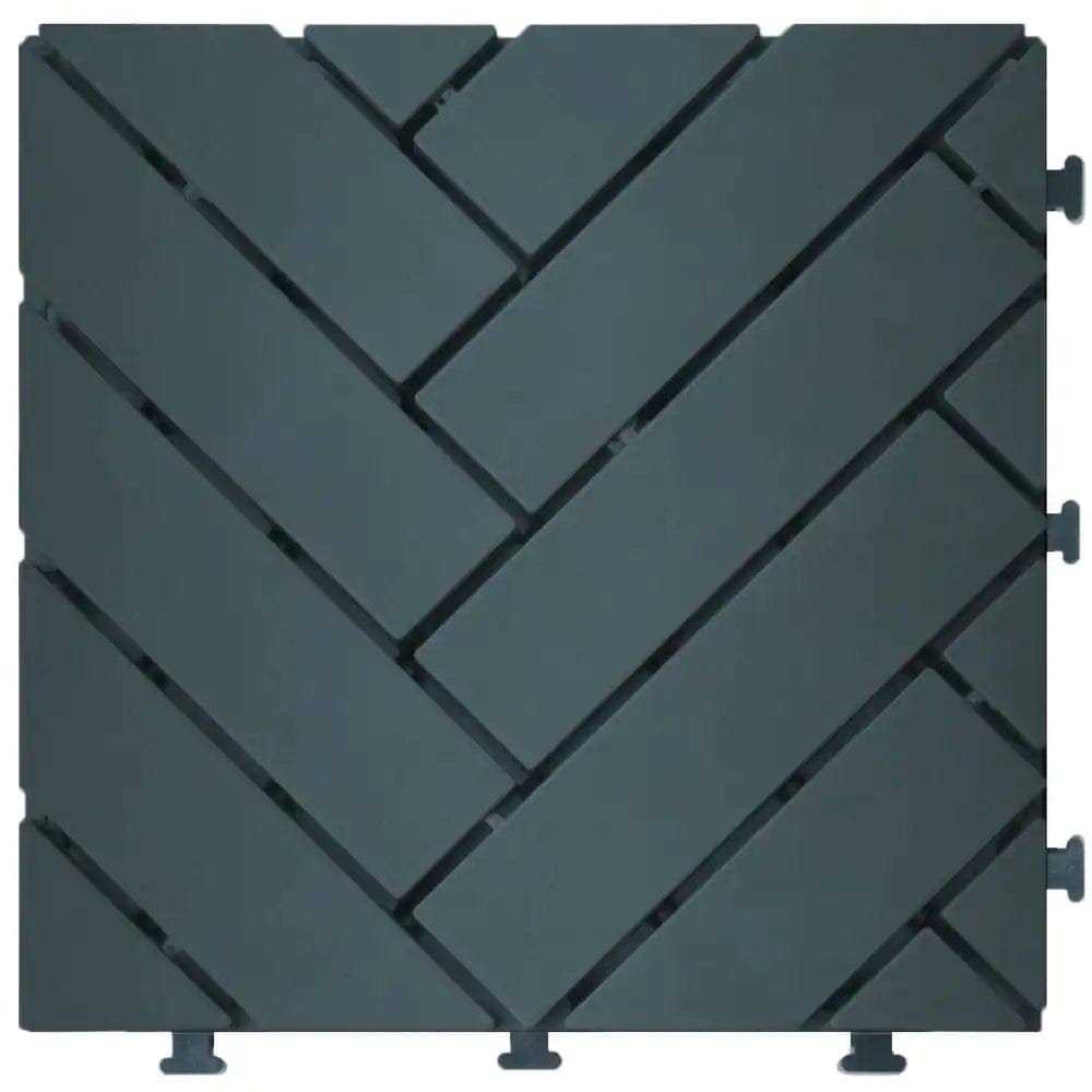 Courtyard Casual Plastic 12 x 12 Deck Tile Pack of 9 - Cheap Fitting