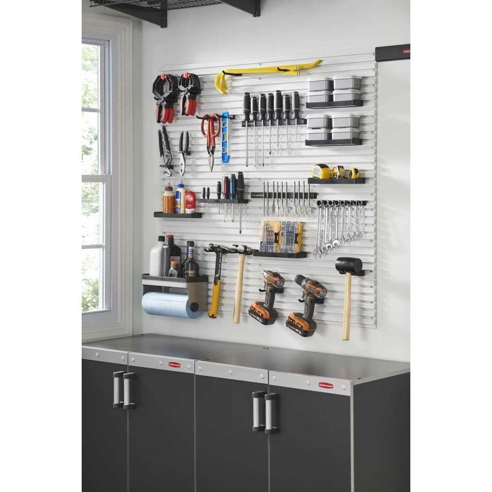 Rubbermaid FastTrack Wall 48 in Wall Mount Slatwall Panel - Cheap Fitting