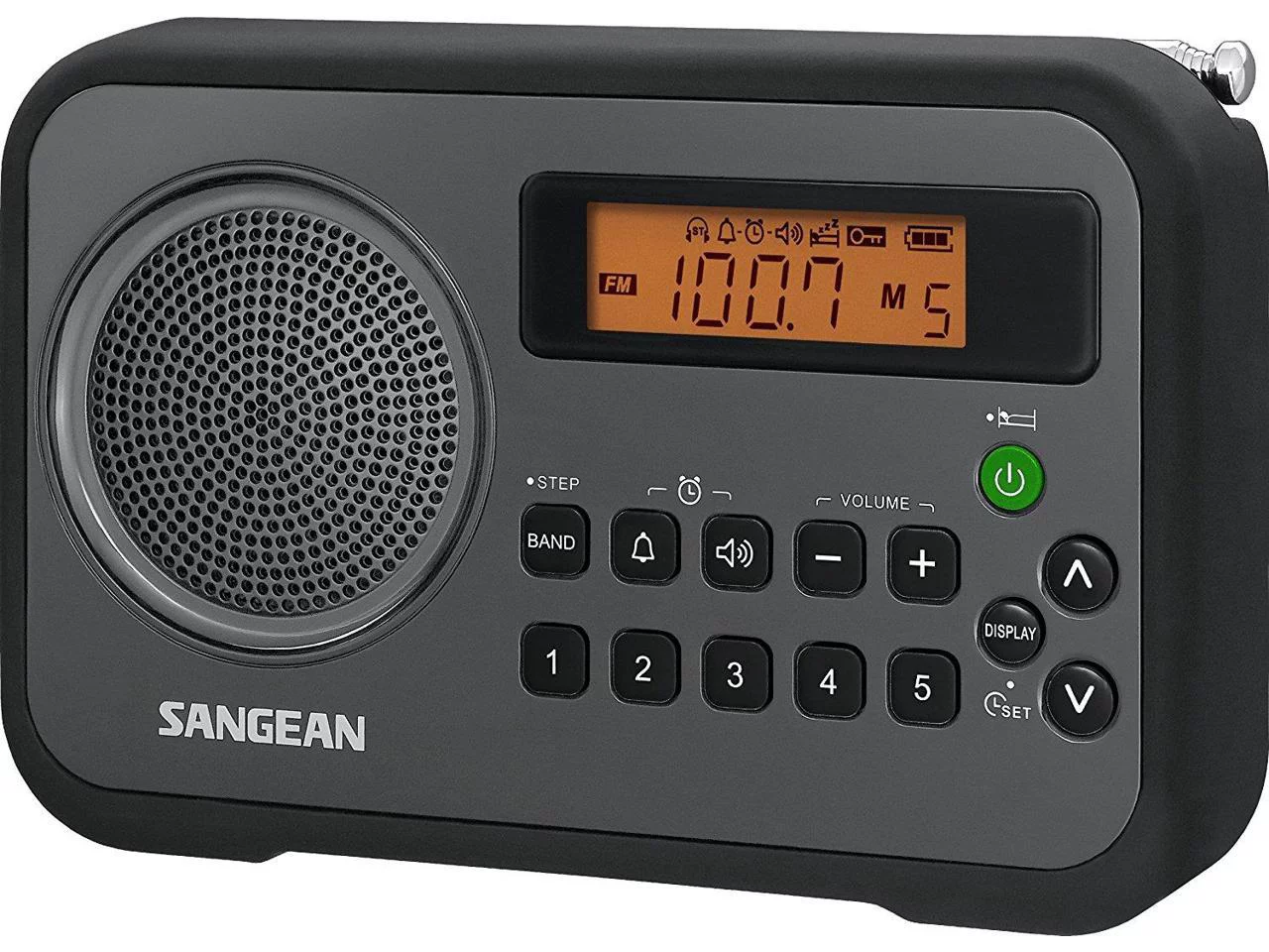 Sangean Portable AM/FM Radio, Black, PR-D18BK - Cheap Fitting