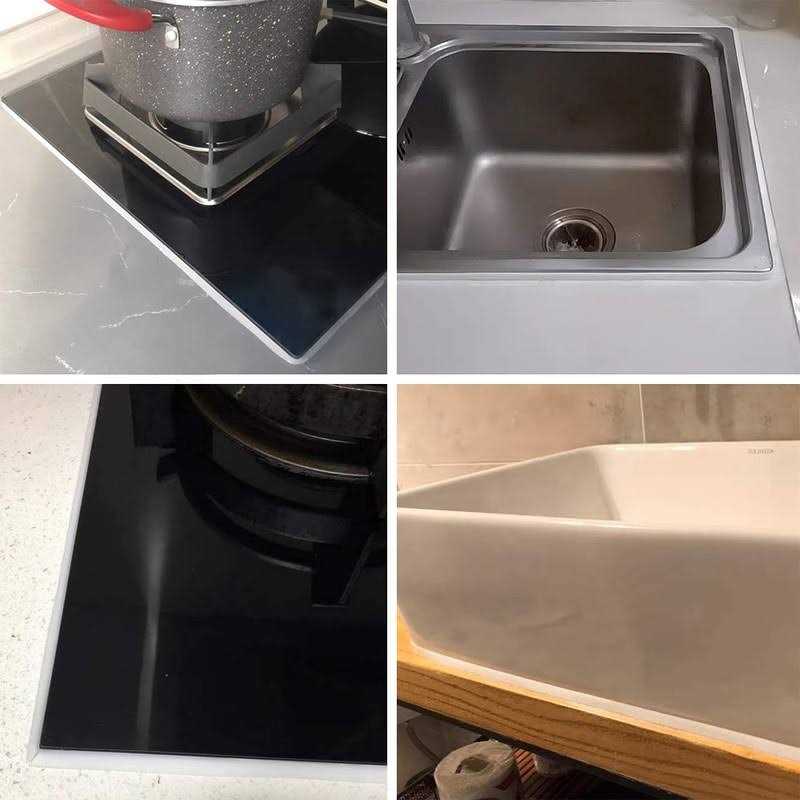 WOLAIYE Caulk Strip Self Adhesive Pu Caulk Tape for Bathtub Bathroom Toilet Kitchen - Cheap Fitting