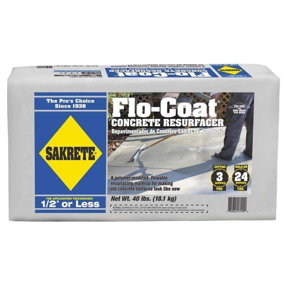 Sakrete Flo-Coat Concrete Resurfacer - Cheap Fitting
