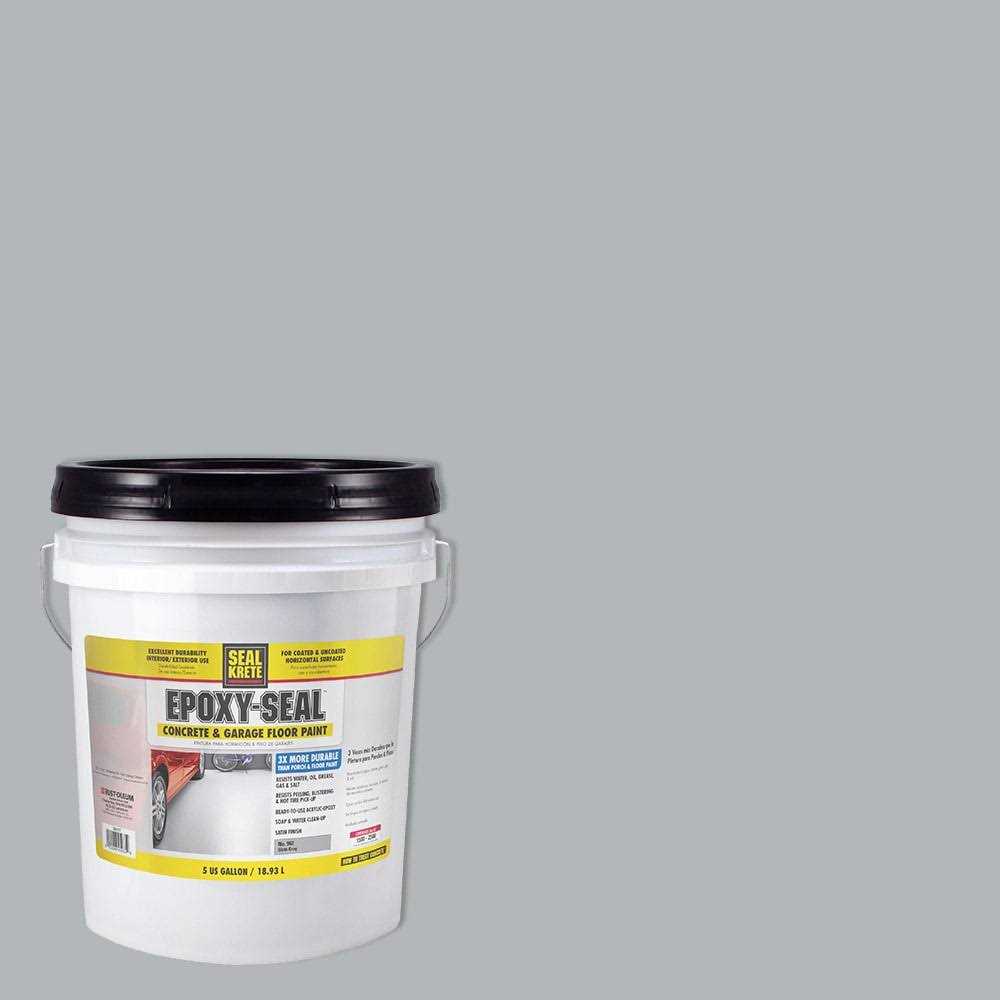 Seal-Krete Epoxy-Seal 1-part Tintable Satin Concrete and Garage Floor Paint - Cheap Fitting