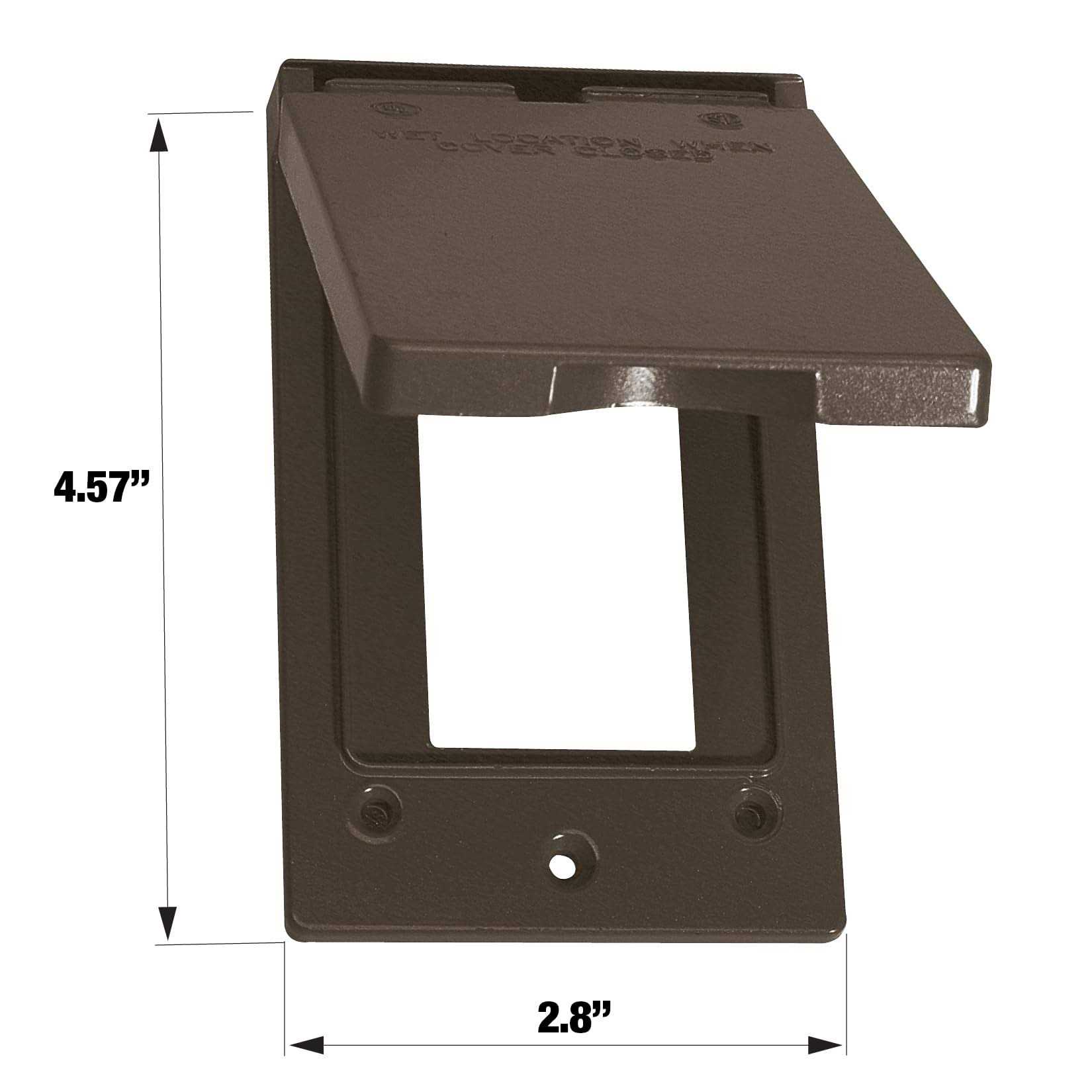 Sigma Vertical GFCI Cover - Cheap Fitting
