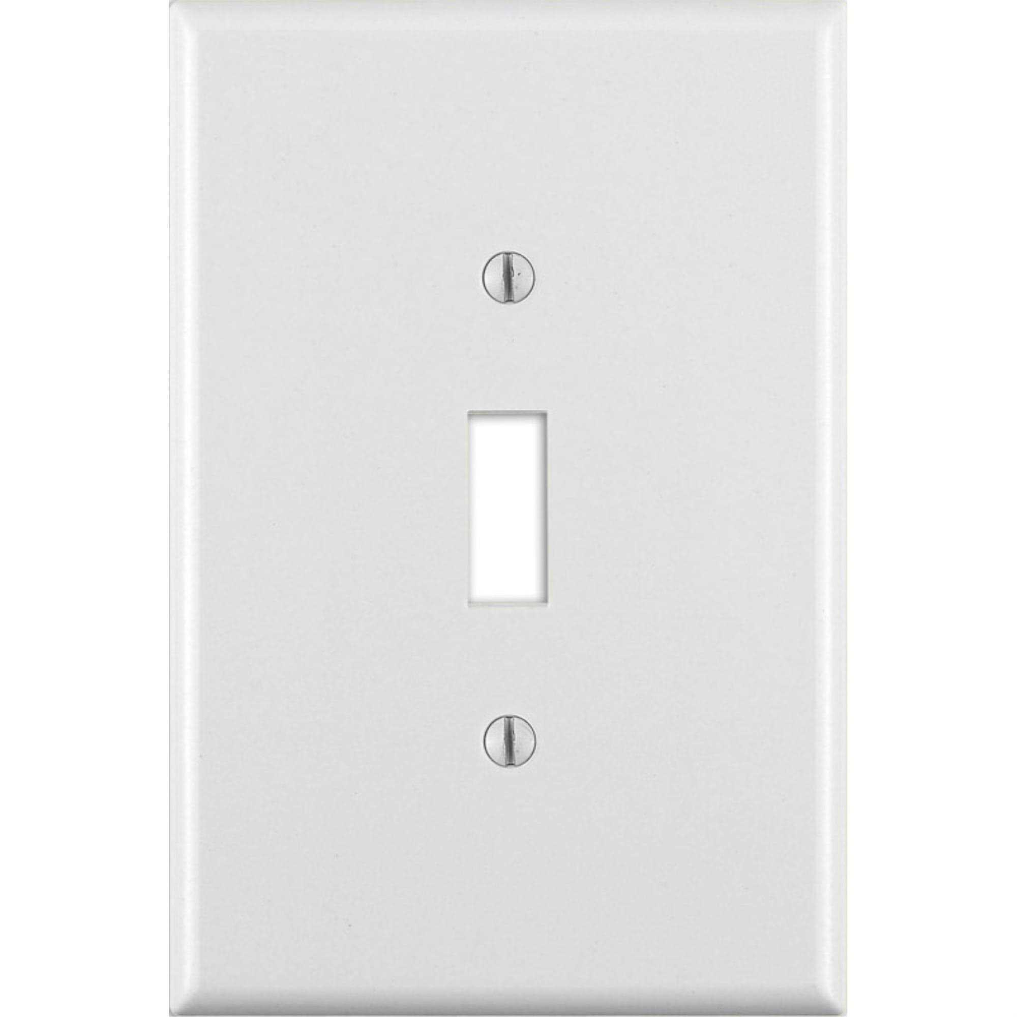 Leviton 1-Gang Oversized Toggle Switch Wallplate 88101 - Cheap Fitting