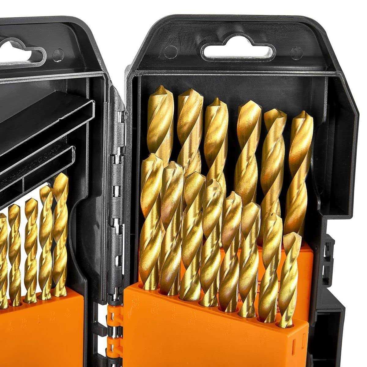 Warrior Titanium 29pc High Speed Steel Drill Bit Set - Cheap Fitting