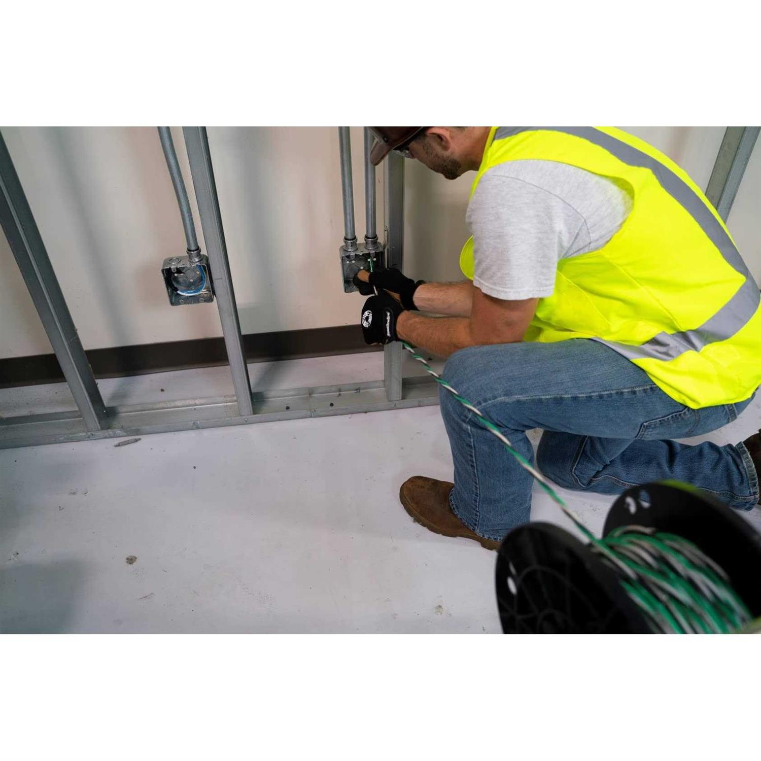 Southwire 12/3 Black/White/Green Solid CU THHN Tri-Wire - Cheap Fitting