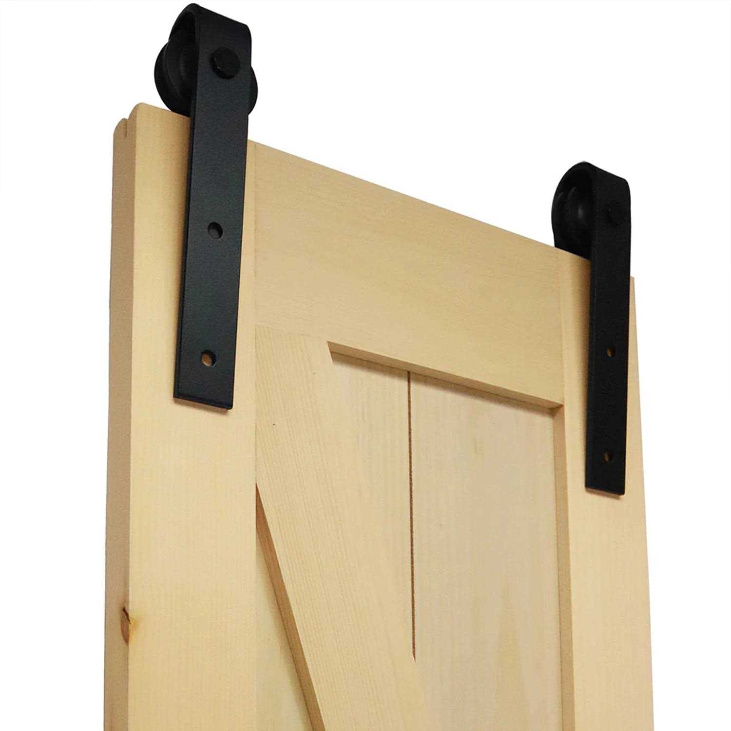 Kimberly Bay Barn Door Hardware Black - Cheap Fitting