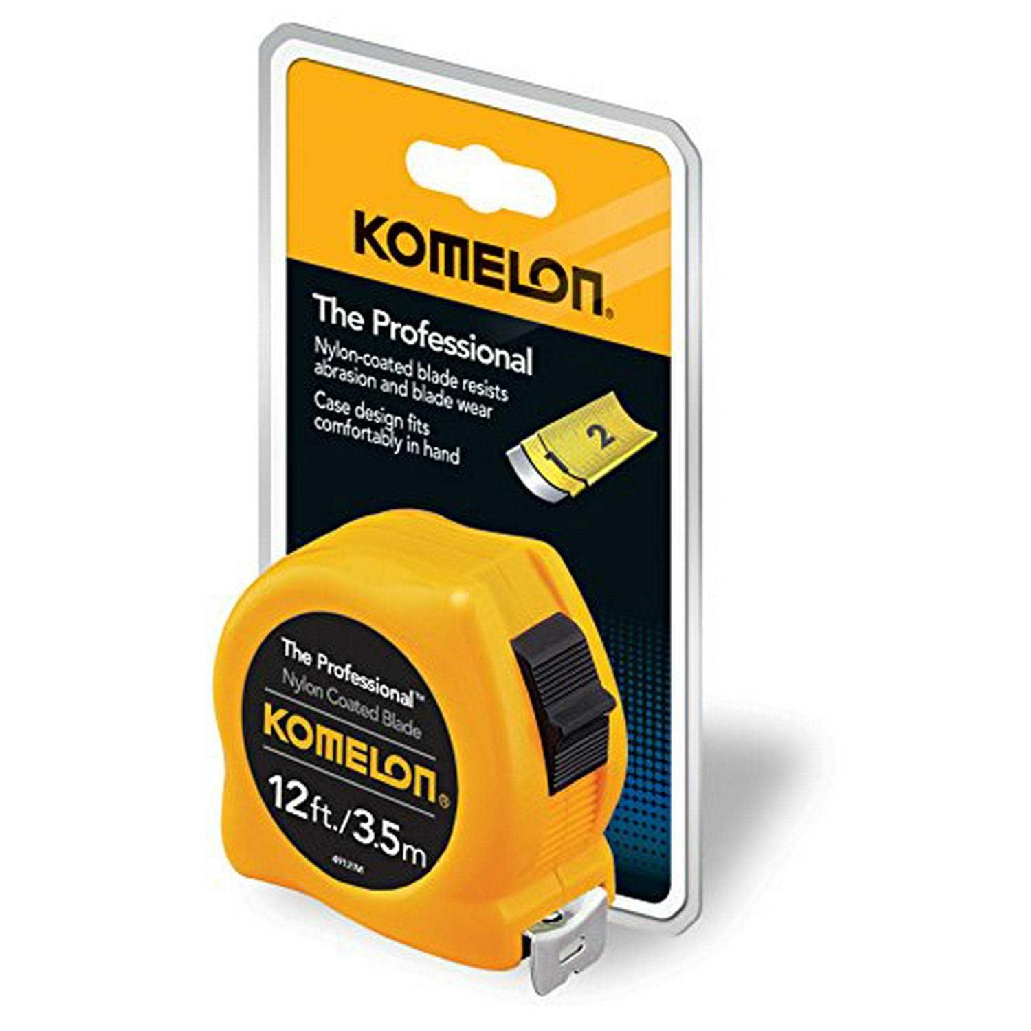 Komelon The Professional 3.5m/12 Ft. Metric/SAE Tape Measure 4912im - Cheap Fitting