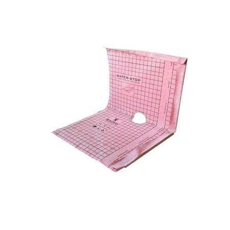 Guru Waterproofing Products Water-stop 48 inch x Heavy Duty Presloped Off-Center Shower Tray - Cheap Fitting