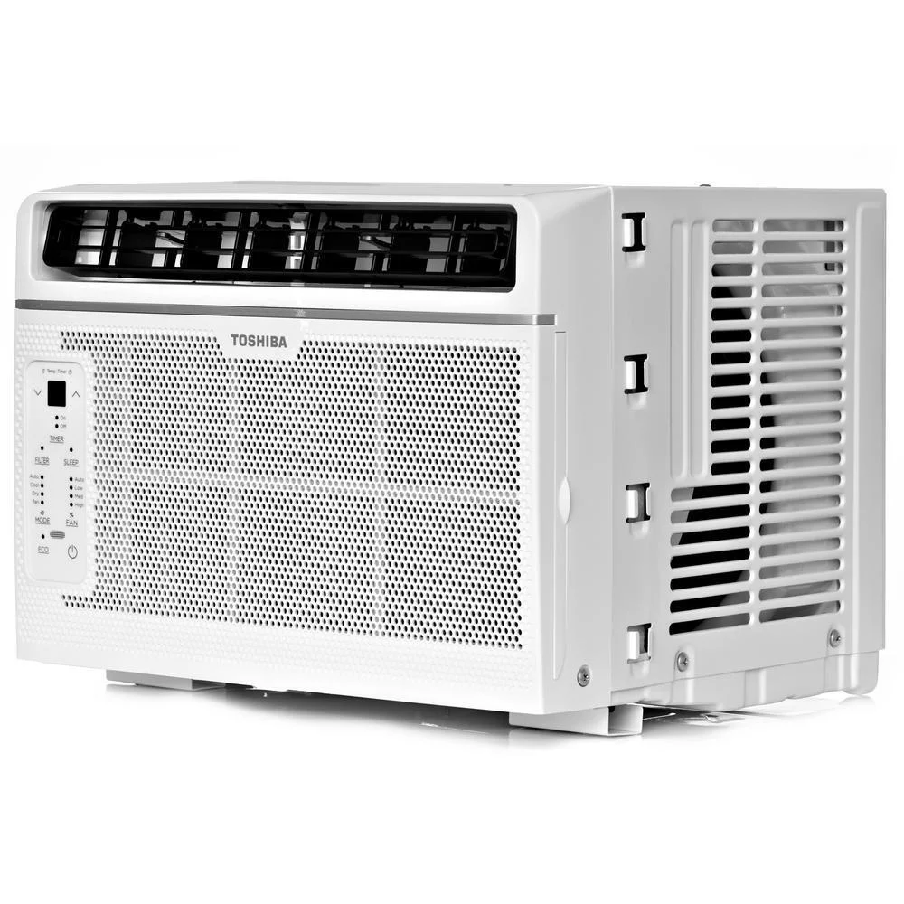 Toshiba 6,000 BTU 115-Volt Window Air Conditioner with Remote, White - Cheap Fitting