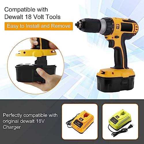Munikind Dc9098 Dc9099 18V 3.6Ah Replacement Battery For Dewalt 18V - Cheap Fitting