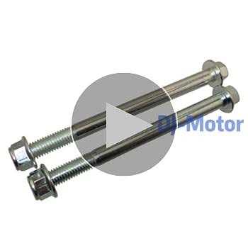 DJ-Motor M8x105mm M8x110mm Engine Mount Metric Hex Head Flange Bolts Set for Pit Dirt Bike Motor - Cheap Fitting