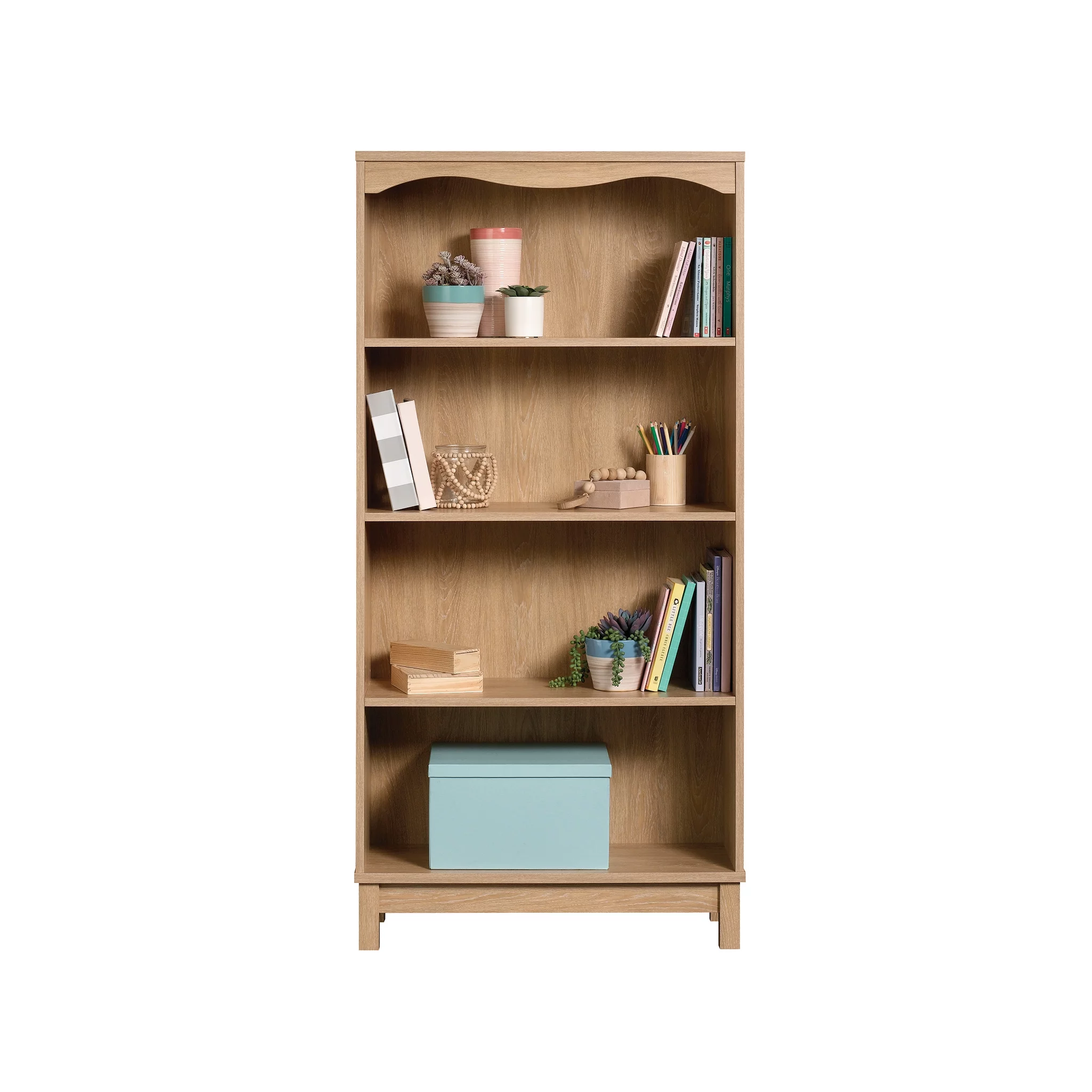 Sauder Storybook 4-Shelf Bookcase, Soft White Finish - Cheap Fitting