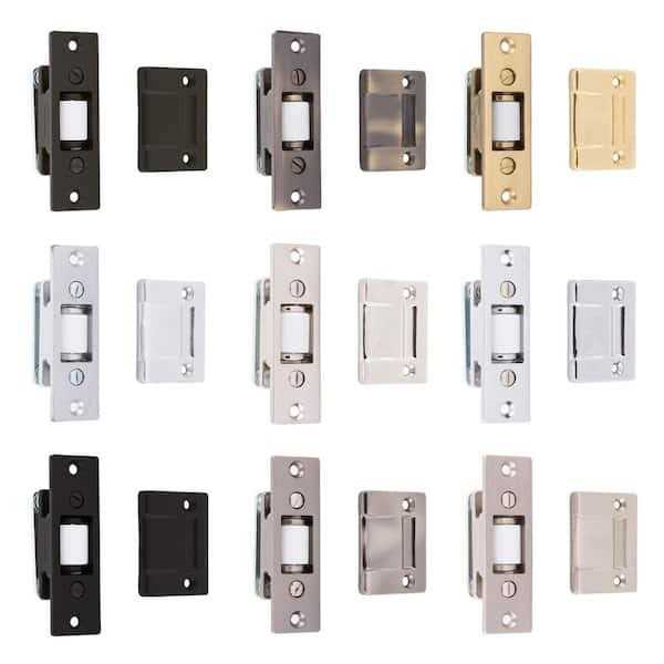 idh by St. Simons Solid Brass Heavy Duty Silent Roller Latch with Square Strike Finish 12017-10B - Cheap Fitting