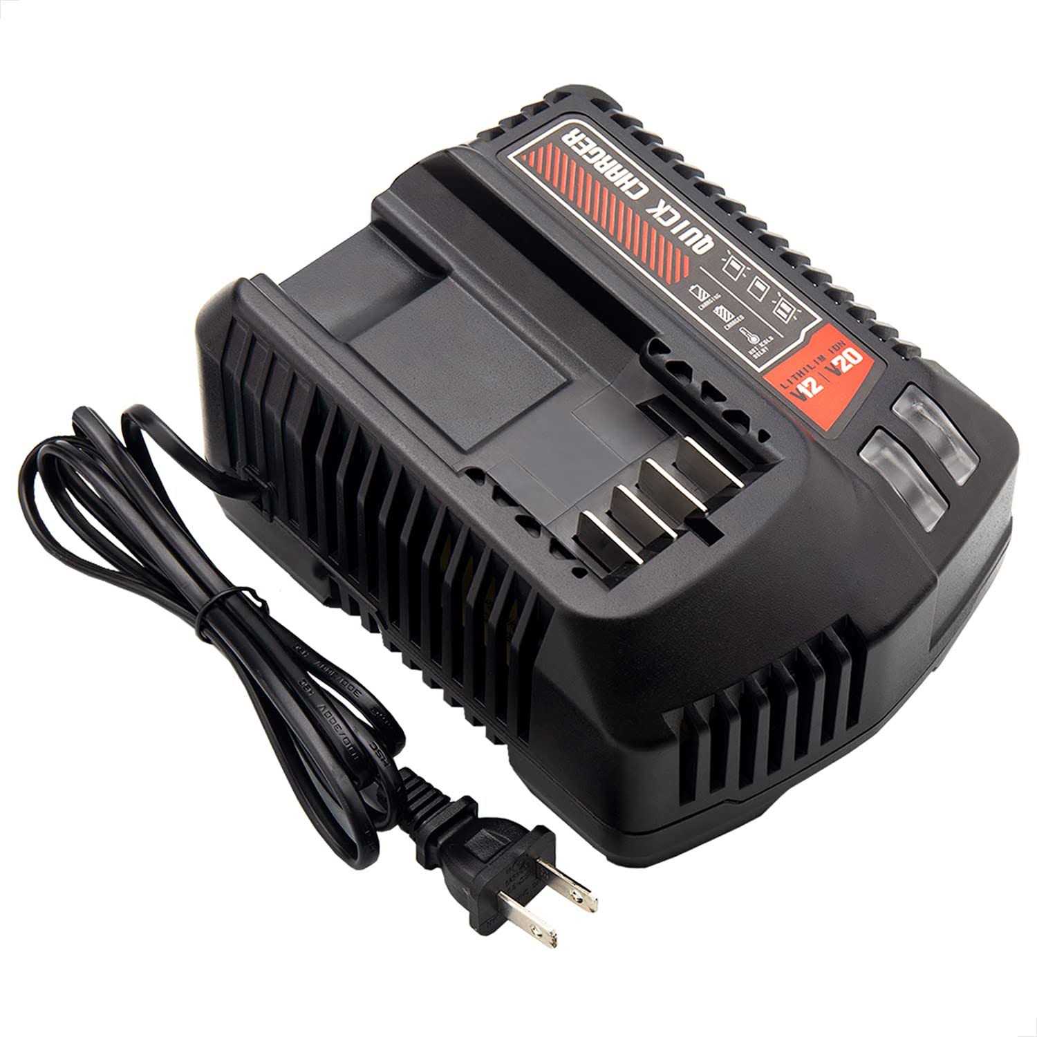 20V Max Battery Charger Replacement for Craftsman CMCB104,Compatible with Lithium Batteries CMCB101 CMCB204 CMCB202 CMCB201 CMCB209 CMCB205 CMCB102 - Cheap Fitting