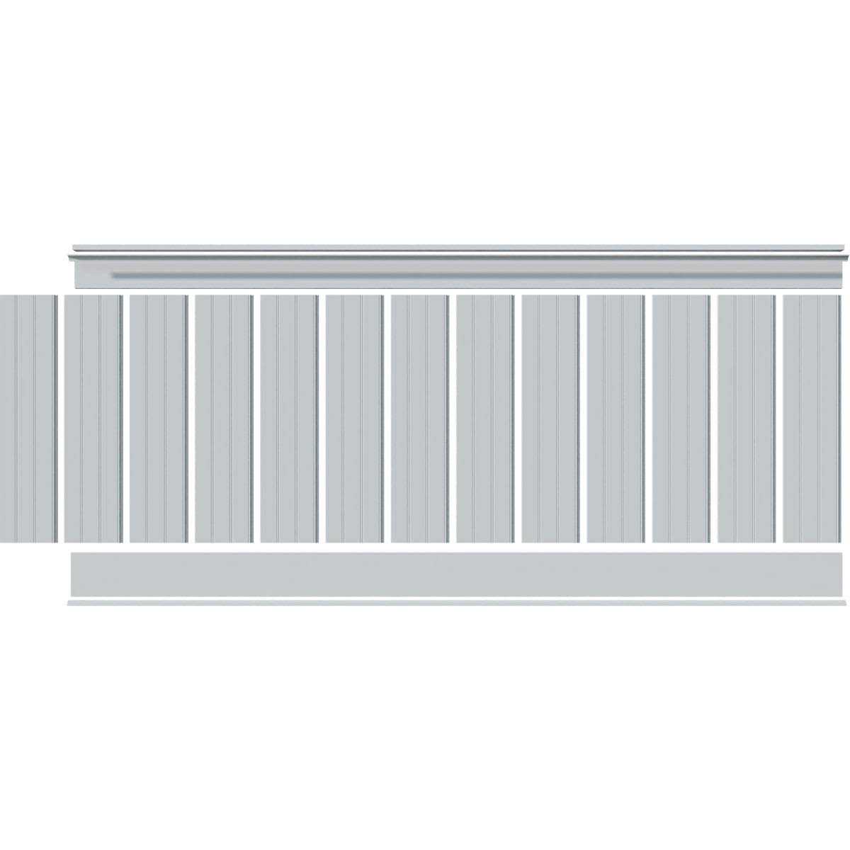 Deluxe Shiplap 96 PVC Wainscot Kit Ekena Millwork - Cheap Fitting