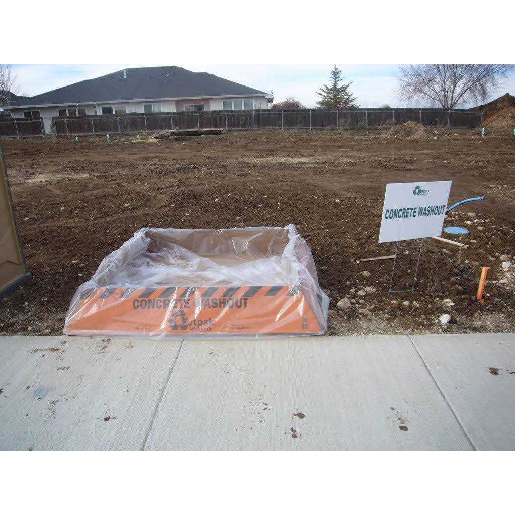 Outpak Washout Construction Washout Corrugated Cardboard - Cheap Fitting