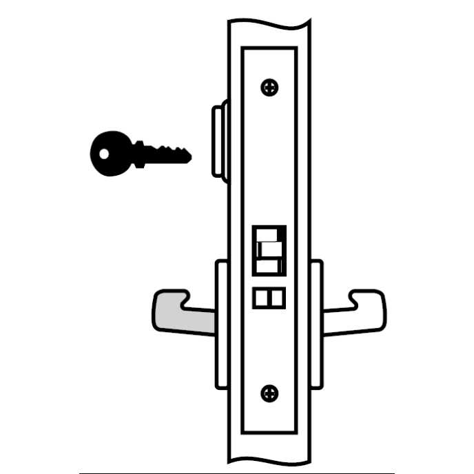 Yale Mortise Storeroom - Cheap Fitting
