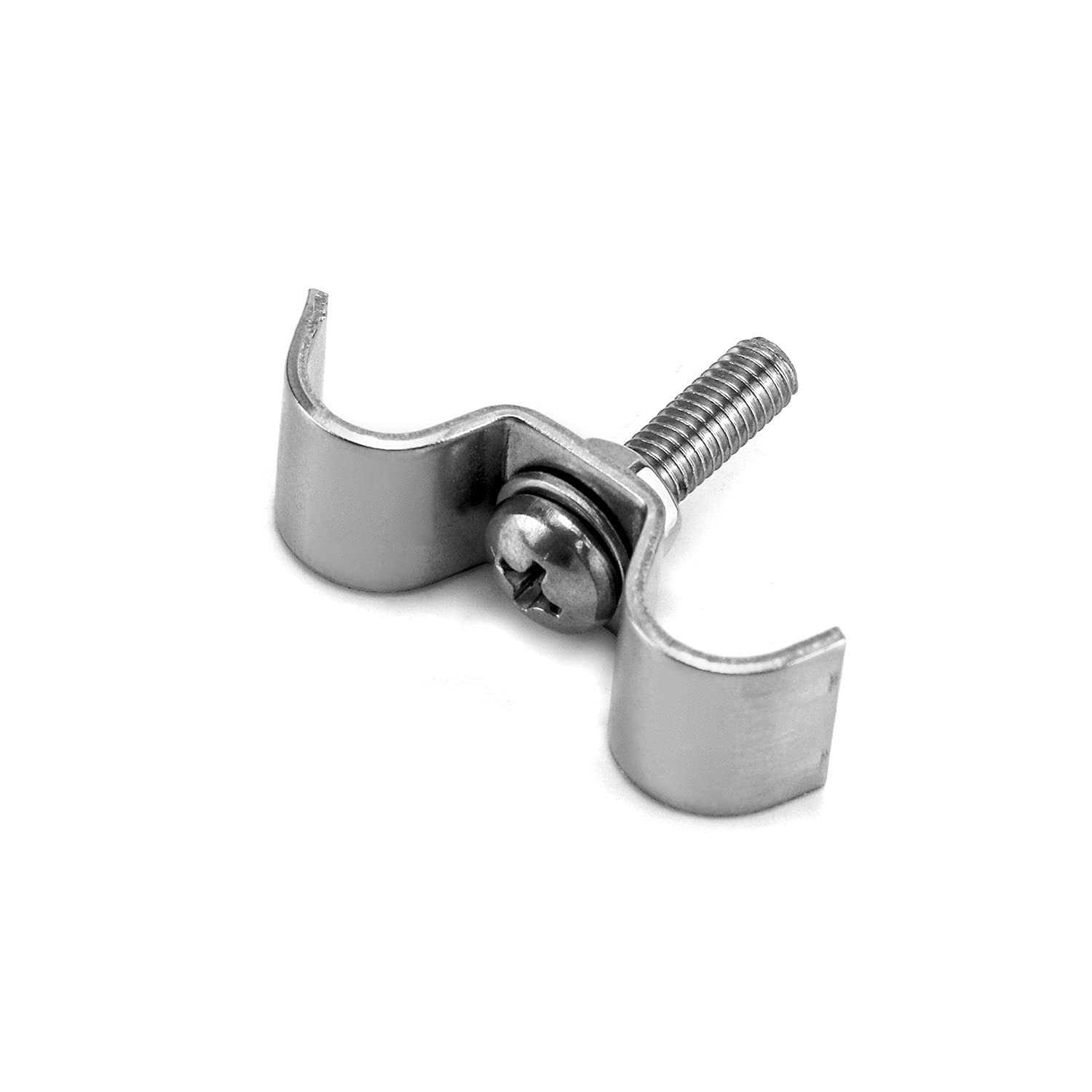 QWORK Stainless Steel Double Line Clamp 12 Pack - Cheap Fitting