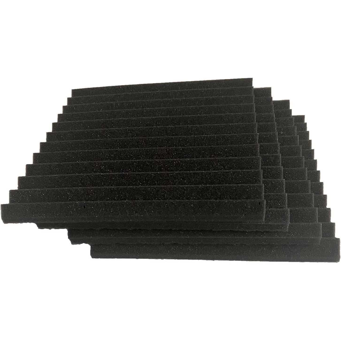 HPKL9999 48 Pack Black 12 X 12 X1 Acoustic Panels Studio Soundproofing Foam Wedge Tiles - Cheap Fitting
