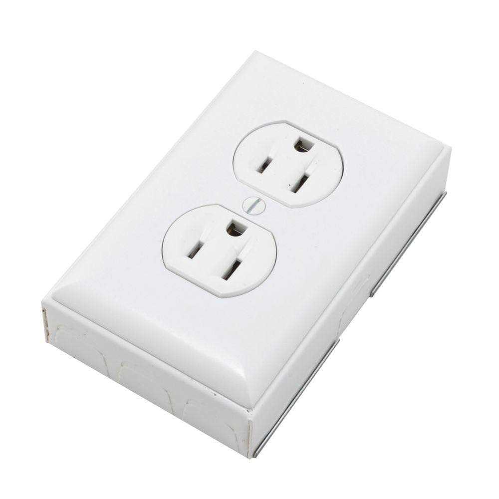 Wiremold Metal Outlet Box With Duplex/Faceplate Outlet Kit - Cheap Fitting