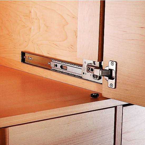 Knape & Vogt 8080PEZ 16 Pivot Slide Ball Bearing Sidemount - Cheap Fitting