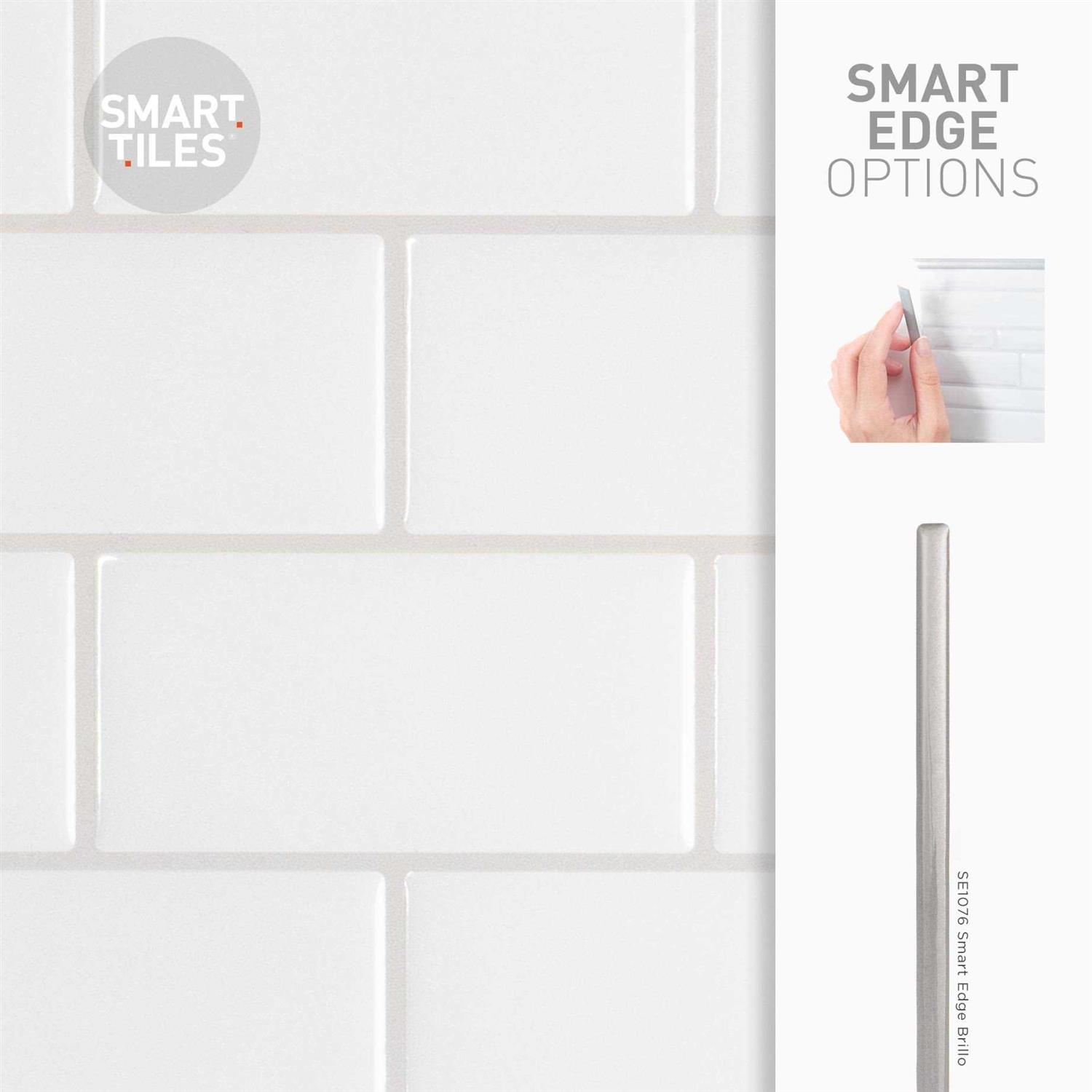 Smart Tiles Peel and Stick Backsplash 1 Sheet of 10.95 x 9.70 - Cheap Fitting