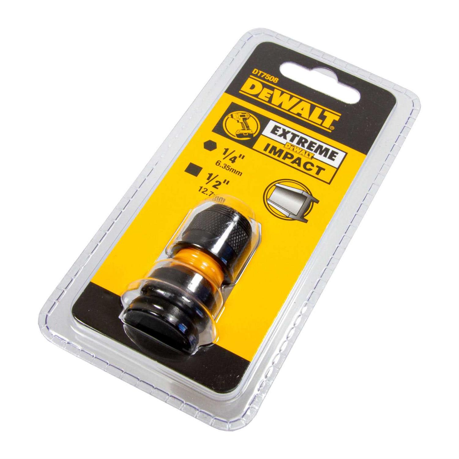 Dewalt Dt7508 1/2in Drive to 1/4in Hex Impact Adaptor - Cheap Fitting