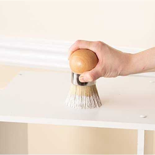 Chalk & Wax Paint Brush for Waxing & Painting Projects – 100% Natural Boar Bristles - Cheap Fitting