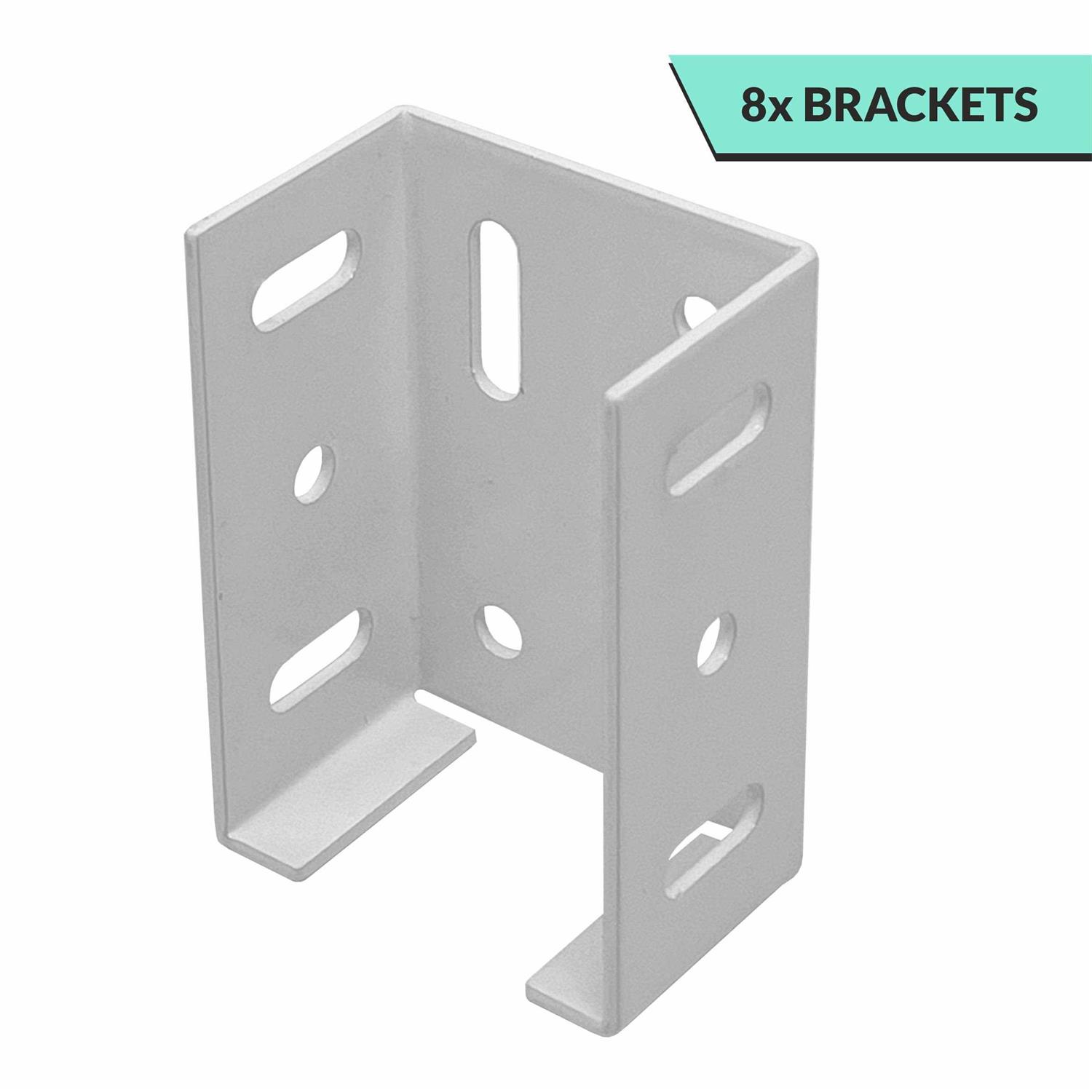 Ohiy Aluminum Fence Bracket Heavy Duty Rail Brackets for Vinyl Fencing - Cheap Fitting