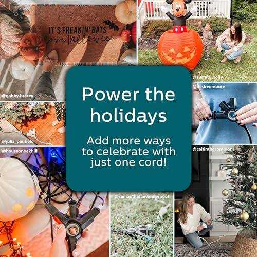 Philips EZGrip 3-Outlet 16 Gauge Indoor & Outdoor Grounded Extension Cord - Cheap Fitting