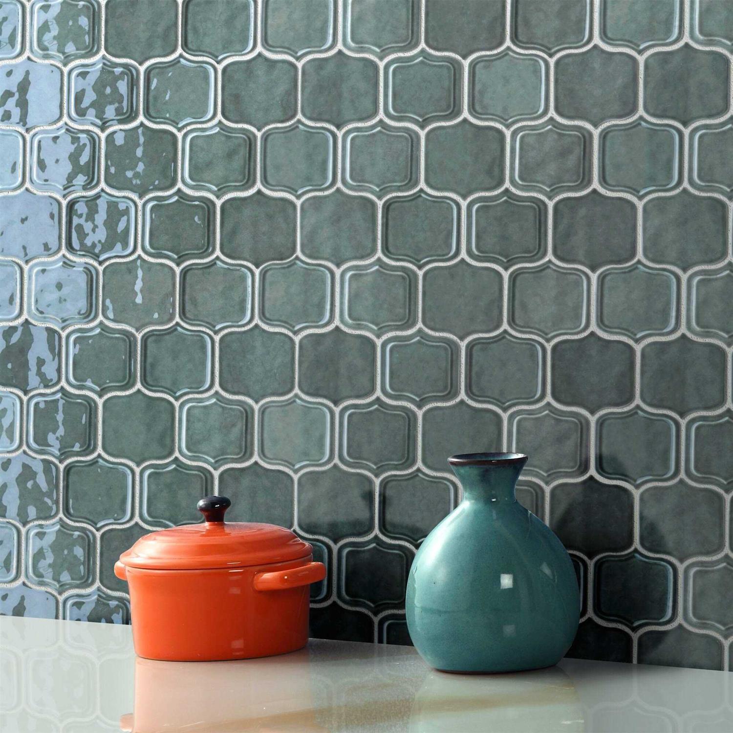 Supreme Tile TileGen. Recycle Classic Mirabella Glass Mosaic - Cheap Fitting