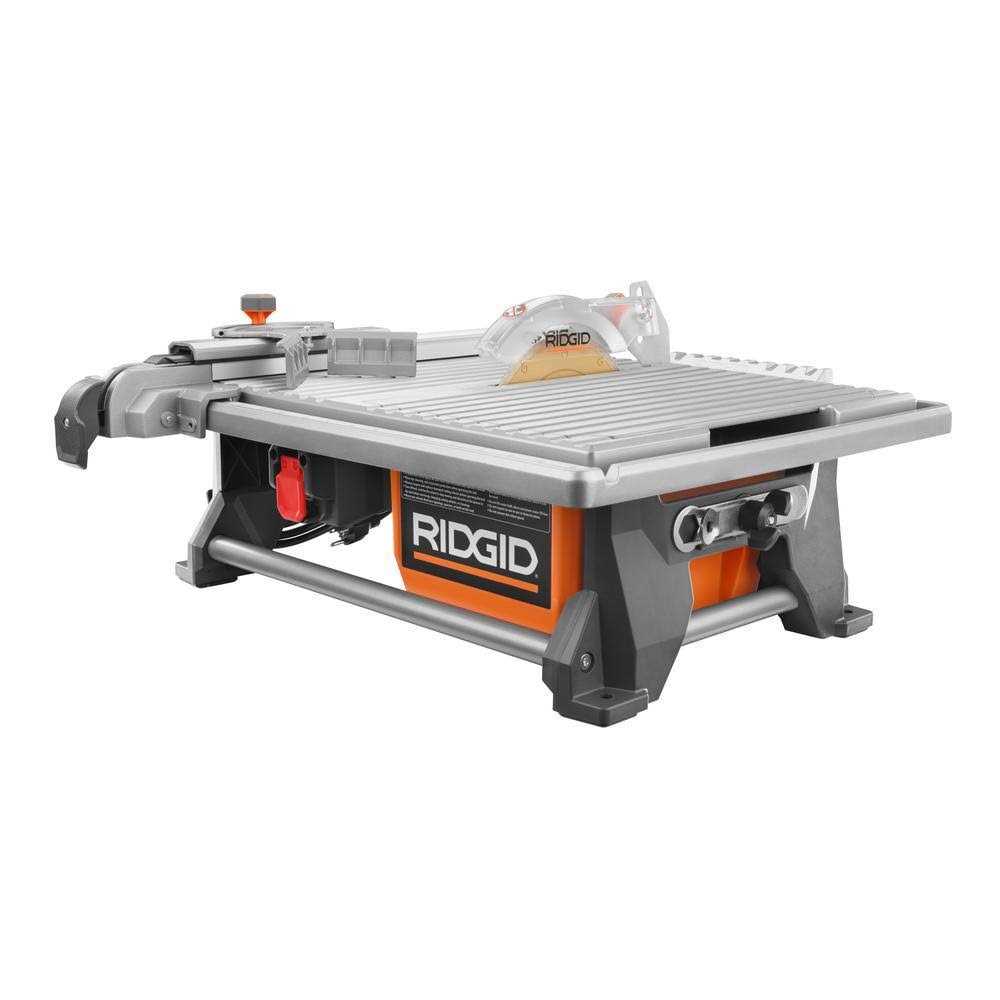 Ridgid R4021 6.5 Amp Corded 7 in. Table Top Wet Tile Saw - Cheap Fitting
