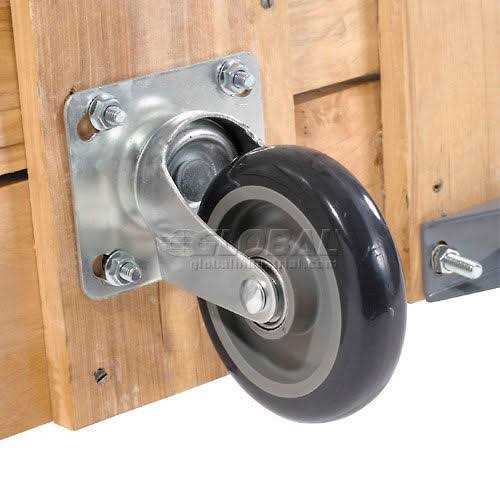 Global Industrial Hardwood Deck Platform Truck Casters - Cheap Fitting