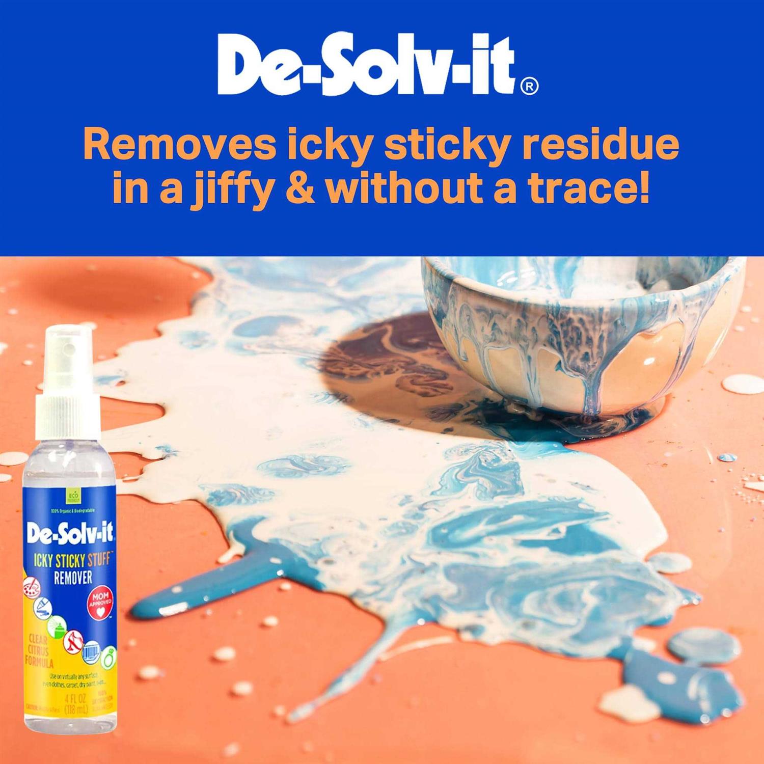 De-Solv-it Icky Sticky Stuff Remover 4oz - Cheap Fitting