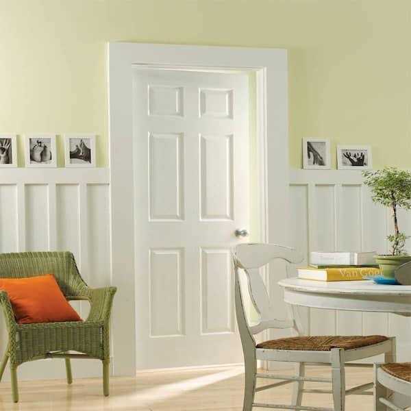 Masonite 80 6-Panel Primed Composite Single Prehung Interior Door - Cheap Fitting
